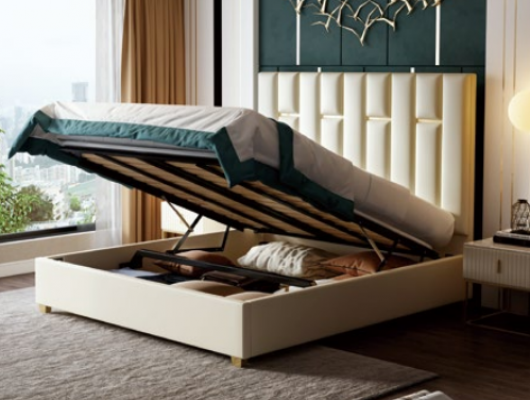 Luxury bedroom double bed 150/180x200cm metal new hotel