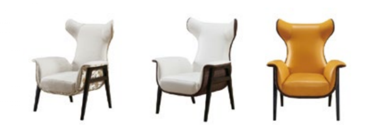 Wing chair upholstered chair TV armchair upholstered armchair fabric armchair