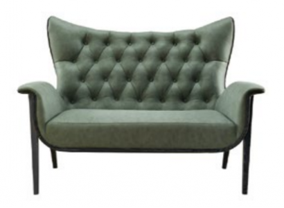 Chesterfield Sofa 2-Seater Upholstered Designer Couches Suite Sofas Two-Seater