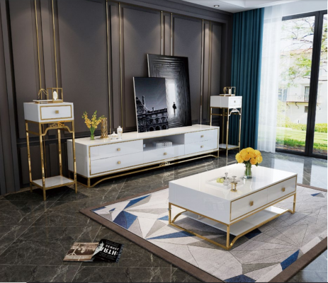 Modern design living room wall sideboard RTV shelf