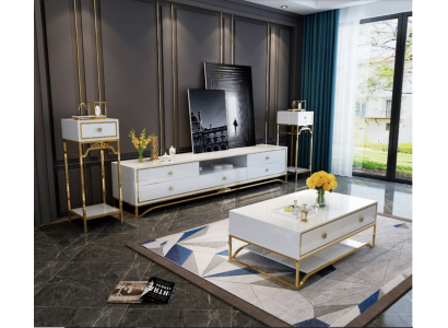 Modern design living room wall sideboard RTV shelf