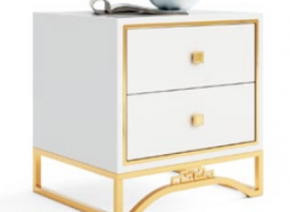 Table nightstand sofa table side table bedside table with drawer white