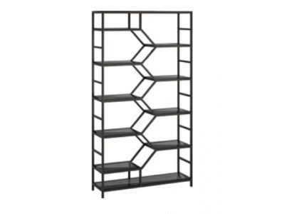 Metal Shelf Room Divider Designer Luxury Shelves Loft Style Cabinet Black
