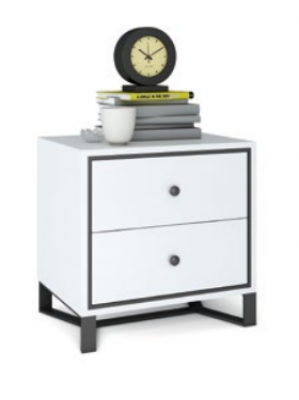 Bedside table nightstand chest of drawers side table high gloss gold stainless steel