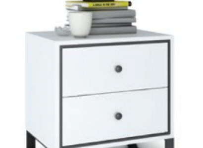 Bedside table nightstand chest of drawers side table high gloss gold stainless steel