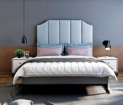 Bed Cushion Design Luxury Double Hotel Beds Sleep Room Leather 180x200cm