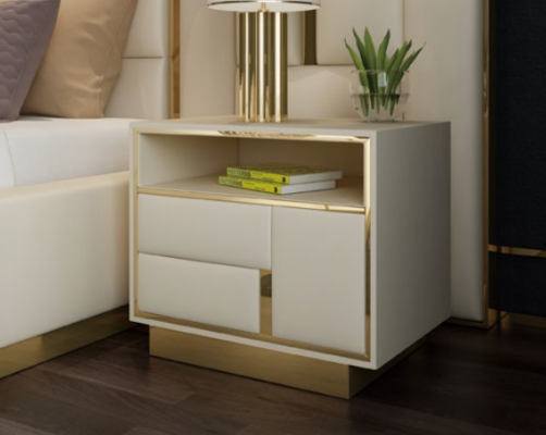 Night table console side table bedroom designer metal tables consoles