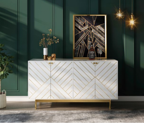 Designer dresser, decorative chest of drawers, cabinet, XXL designer.