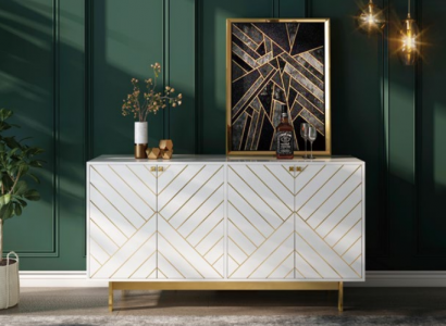 Designer dresser, decorative chest of drawers, cabinet, XXL designer.