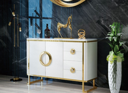 Noble Design Sideboard Italian Dressers Lowboards Leather
