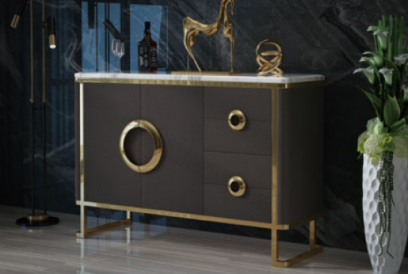 Noble Design Sideboard Italian Dressers Lowboards Leather