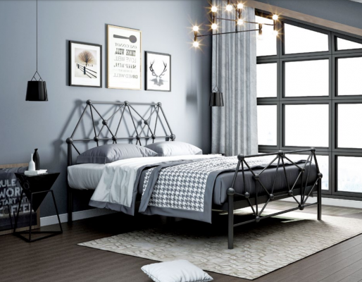Italian designer furniture bed double bedroom beds 180x200cm