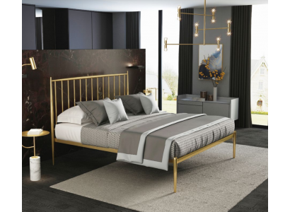 Italian leather designer furniture bed double bedroom 180x200cm