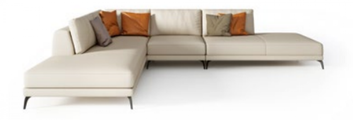 Corner sofa upholstery set living landscape decor L-shaped designer sofa couch