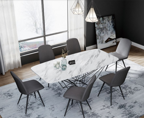 Design table dining table metal tables office conference dining room dining area