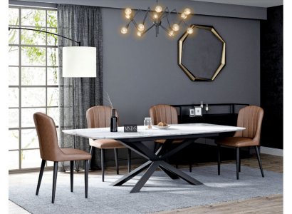 Italian designer furniture dining table office conference luxury table metal