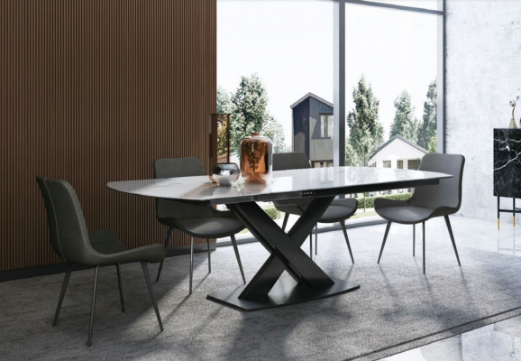 Modern wooden table dining table wood tables 120/180cm dining room extendable