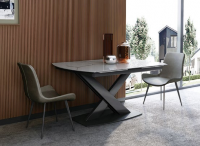 Design dining room set table + 2 chairs seat cushion suite tables backrest