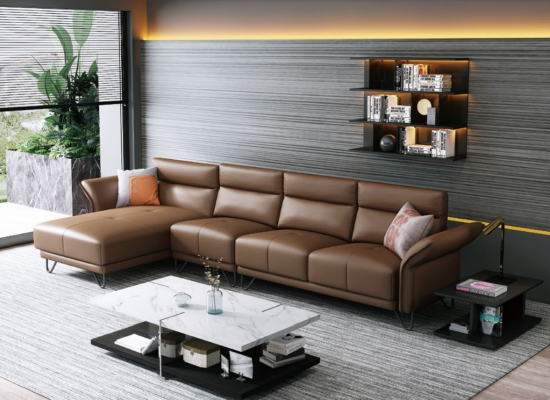 Living area corner sofa L-shape armchair set modern sofa corner couch