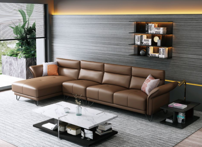 Living area corner sofa L-shape armchair set modern sofa corner couch