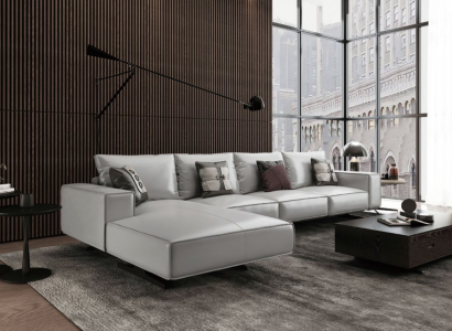 Corner sofa upholstery set living landscape L-shaped designer sofa couch sofas