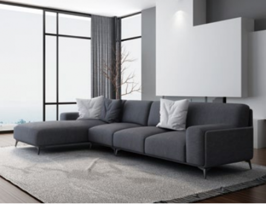 Living landscape corner sofa L-shaped couch seat upholstery set modern suite