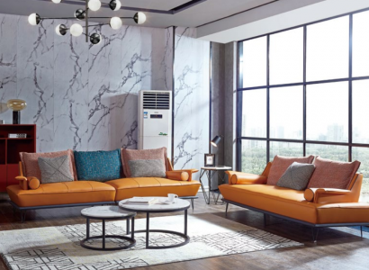 Sofa 4-seater Big XXL Couch Sofas Design Couches Living Room Four-seater