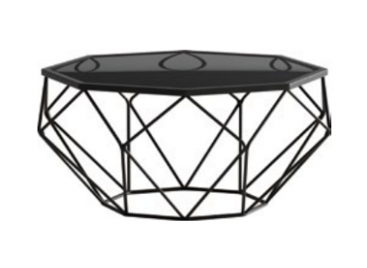 Design coffee table with side table 2-piece set stainless steel table sofa tables