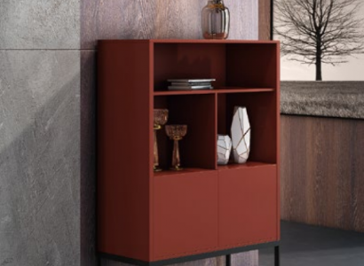 Italian dresser style furniture high designer cabinet cabinets orange