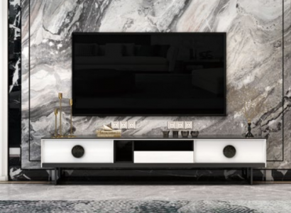 Sideboard RTV 200cm TV Cabinet Lowboard Sideboard Dresser Living Room Cabinet New