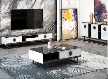 Dresser + Coffee Table + RTV Sideboard New Italian Designer Furniture