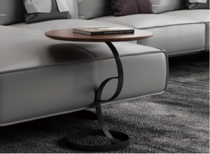 Side table round table coffee table sofa metal decor living room round