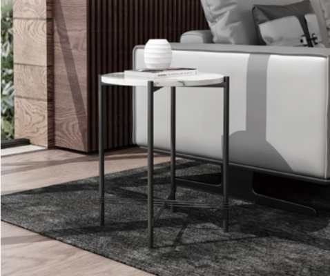Side table, round table, coffee table, sofa table, living room round table.