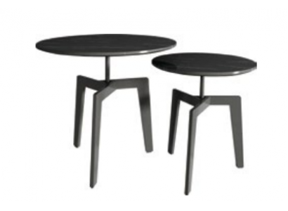 Set of 2 Deco Coffee Tables Side Tables Designer Living Room Tables