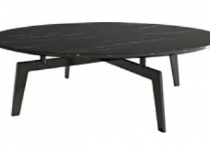 Italian style round designer sofa coffee table side tables round table