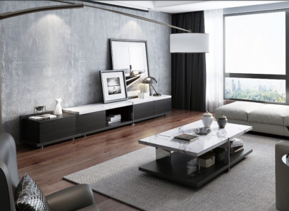 Marble coffee table side table design table living room table