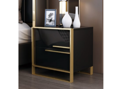 Design nightstand console luxury side table bedroom metal consoles