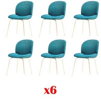 Green chairs 6x luxury modern dining room chair chairs seat modern wood