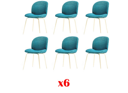 Green chairs 6x luxury modern dining room chair chairs seat modern wood