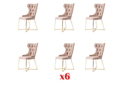 Lehn Chair Restaurant Industry 6x Design Chairs Seat Cushion Set Chesterfield