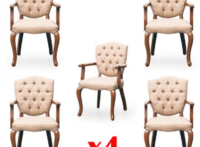 Dining room chair set armchair design 4 chairs group set upholstery new