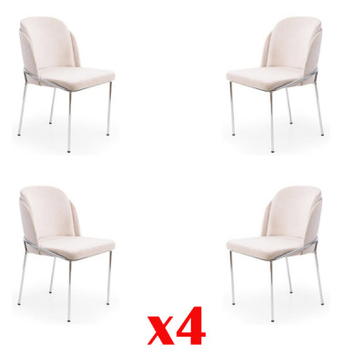 Chair 4X Chairs Set Group Dining Room Armchair Italian Style