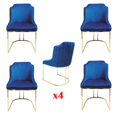 Dining chair room set seating suite 4x chairs modern upholstery design new
