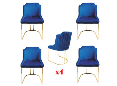 Dining chair room set seating suite 4x chairs modern upholstery design new