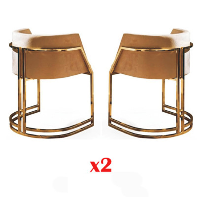 Luxury 2x Chair Dining Chair Kitchen Chairs Living Room Chair Upholstered Chair New