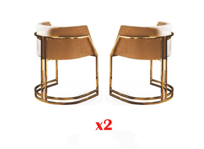 Luxury 2x Chair Dining Chair Kitchen Chairs Living Room Chair Upholstered Chair New