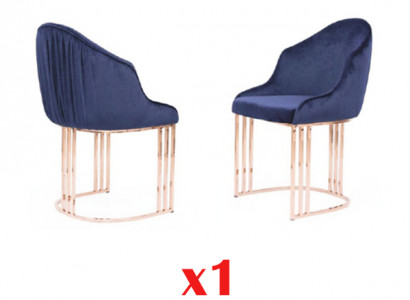Dining Room 1x Chair Chairs Upholstery Textile Modern Designer Backrest Seat