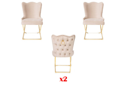 Living room chair, upholstered chair, luxury chair, set of 2 chairs, dining room chair