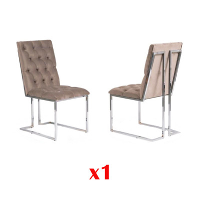 Dining and living room chair set, armchair design, upholstered backrest, leather, textile