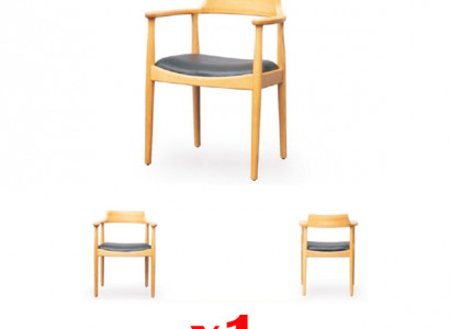Chairs Upholstery Wood Modern Designer Backrest Seat Armchair Dining Room